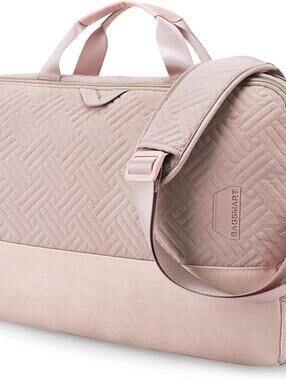 Bagsmart Dusty Pink $60 Up To 15.6" Laptop Computer Carrying Bag Case Briefcase